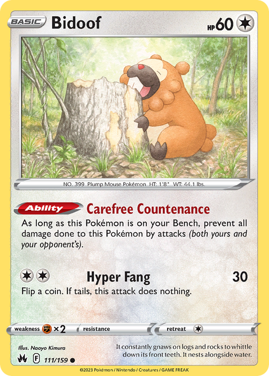 Bidoof – Crown Zenith