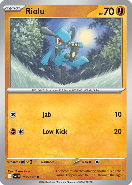 Riolu – Scarlet & Violet