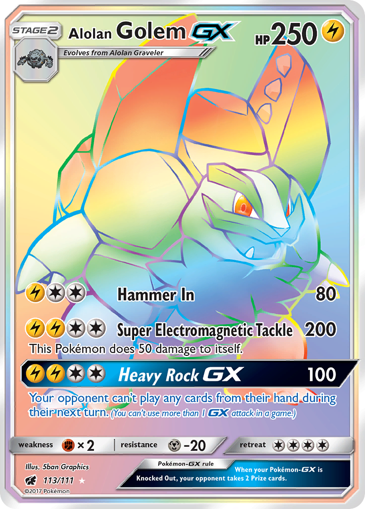 Alolan Golem-GX – Crimson Invasion