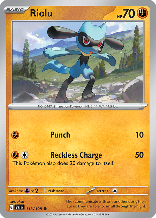 Riolu – Scarlet & Violet