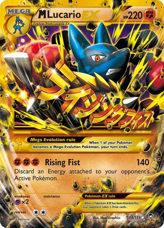 M Lucario-EX – Furious Fists