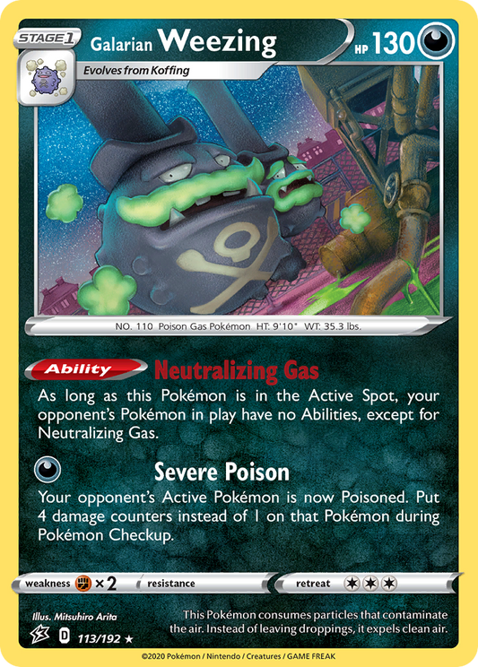 Galarian Weezing – Rebel Clash