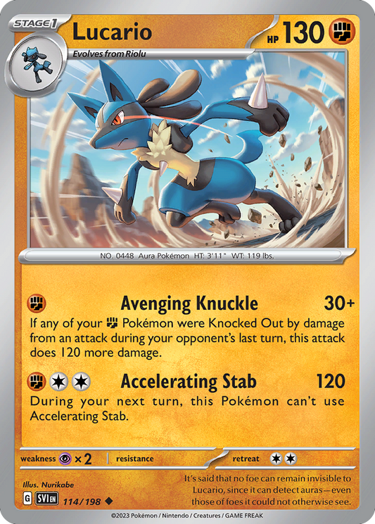 Lucario – Scarlet & Violet