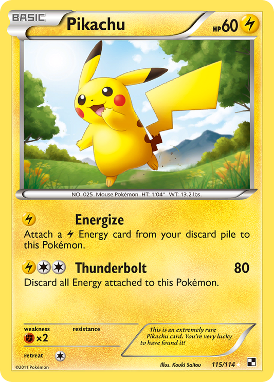 Pikachu – Black & White