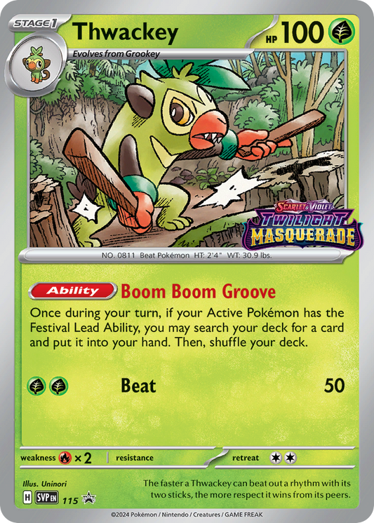 Thwackey – Scarlet & Violet Black Star Promos