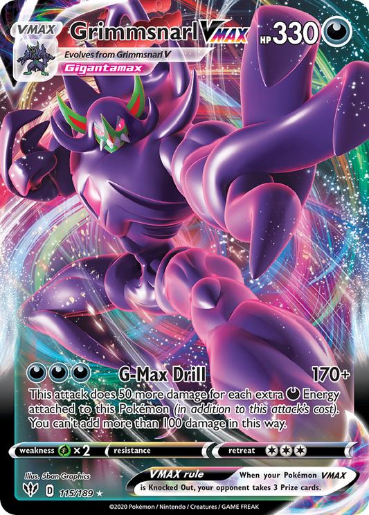 Grimmsnarl VMAX – Darkness Ablaze