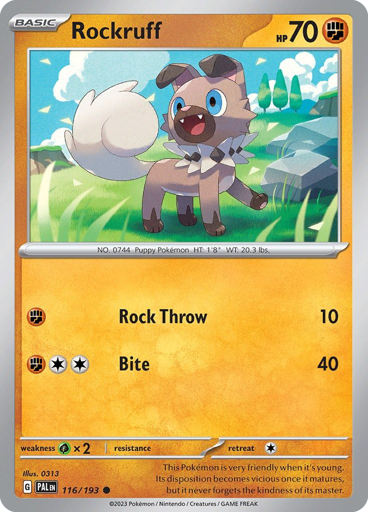 Rockruff – Paldea Evolved