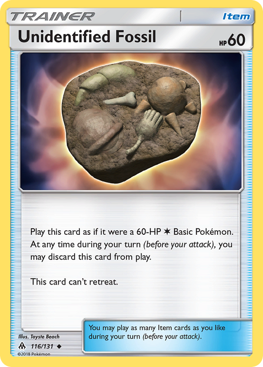 Unidentified Fossil – Forbidden Light