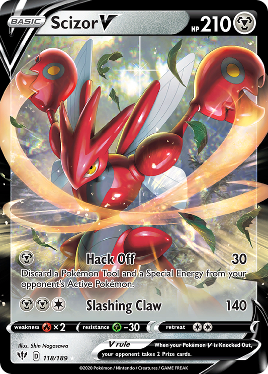 Scizor V – Darkness Ablaze