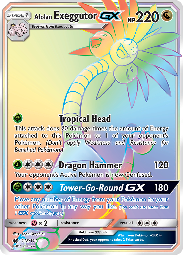 Alolan Exeggutor-GX – Crimson Invasion
