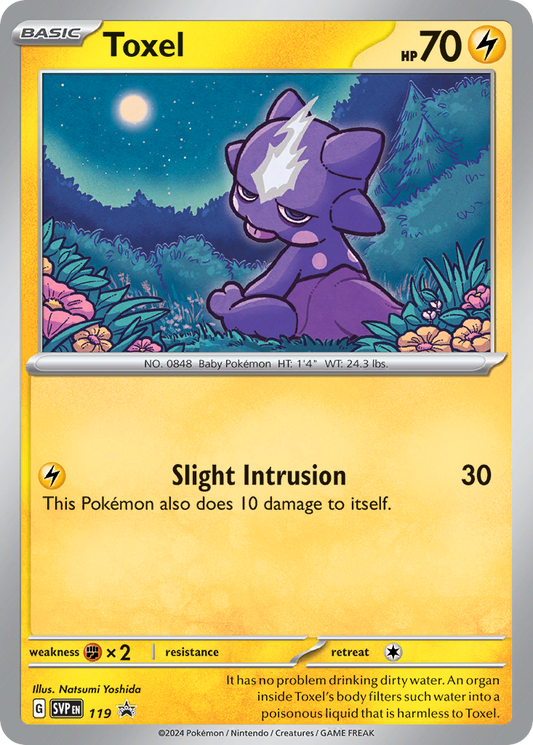 Toxel – Scarlet & Violet Black Star Promos