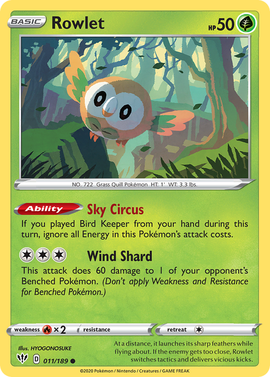 Rowlet – Darkness Ablaze