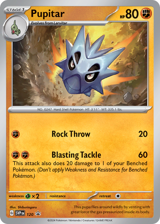 Pupitar – Scarlet & Violet Black Star Promos