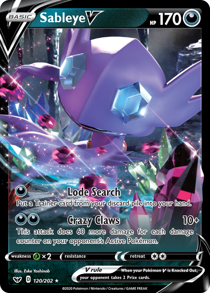 Sableye V – Sword & Shield