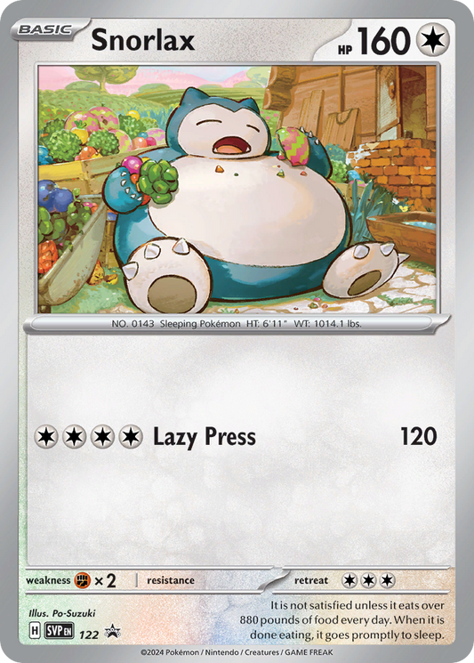 Snorlax – Scarlet & Violet Black Star Promos