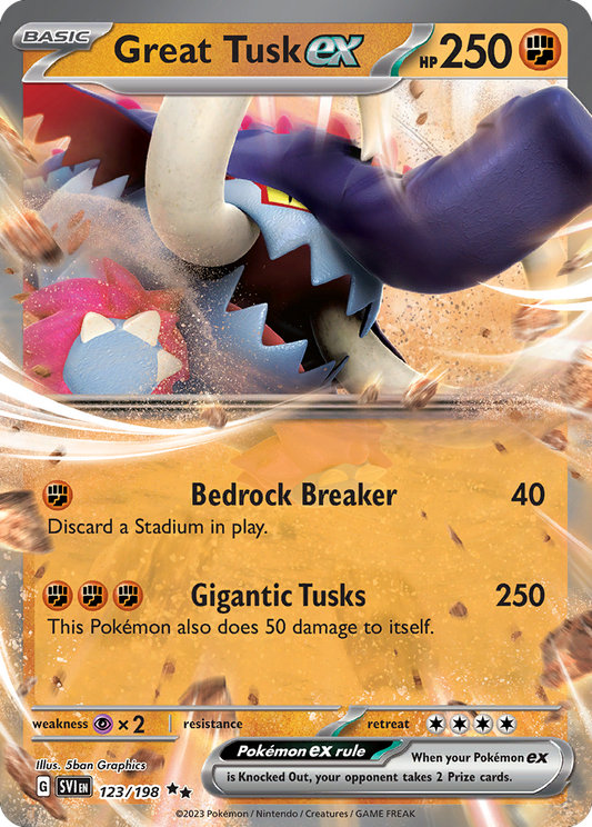 Great Tusk ex – Scarlet & Violet
