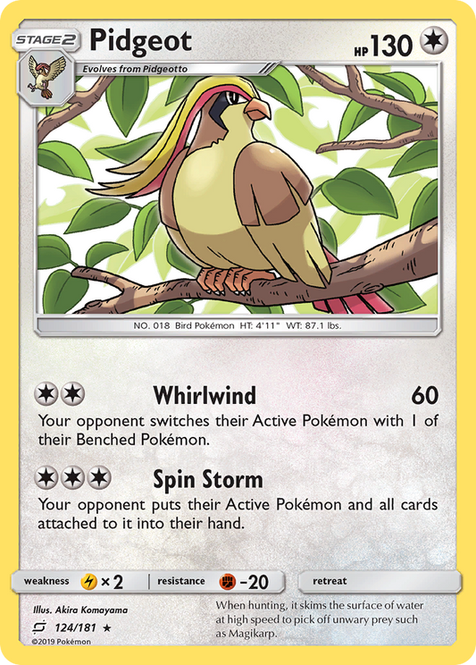 Pidgeot – Team Up