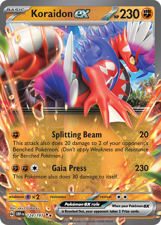 Koraidon ex – Obsidian Flames