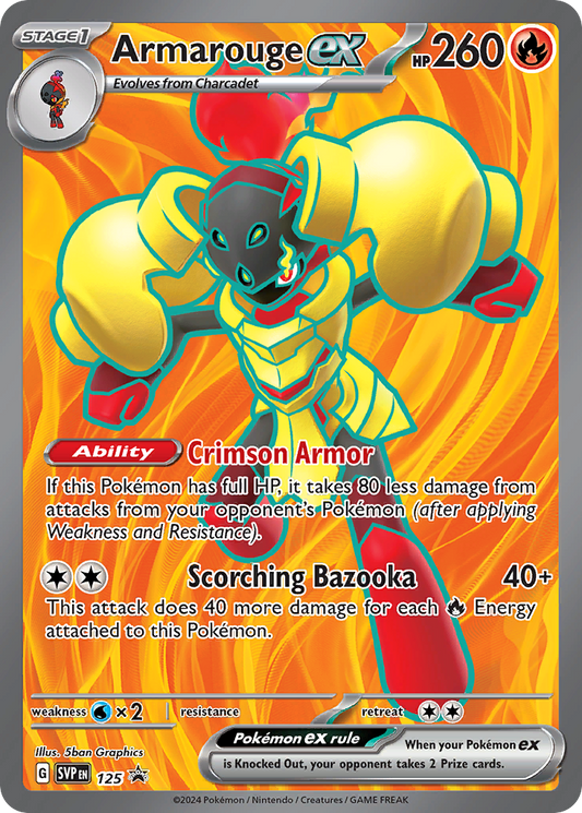 Armarouge ex – Scarlet & Violet Black Star Promos