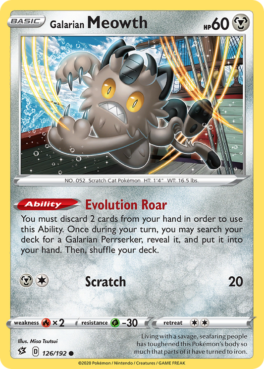 Galarian Meowth – Rebel Clash
