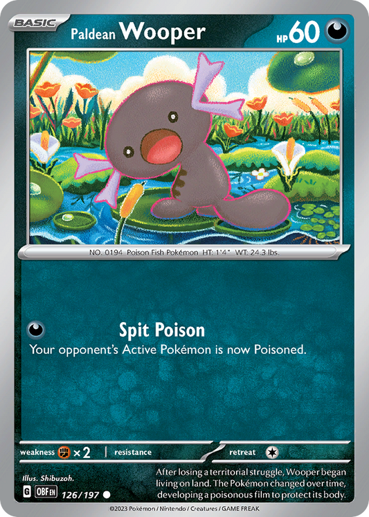 Paldean Wooper – Obsidian Flames