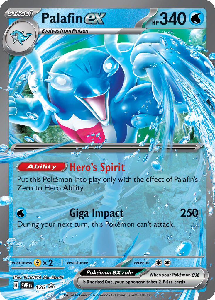 Palafin ex – Scarlet & Violet Black Star Promos