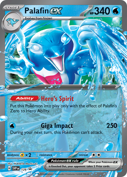 Palafin ex – Scarlet & Violet Black Star Promos