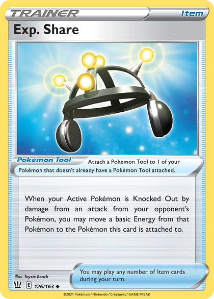 Exp. Share – Battle Styles