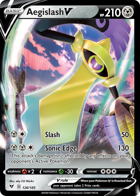 Aegislash V – Vivid Voltage