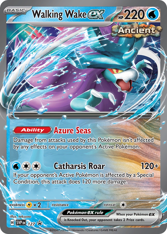 Walking Wake ex – Scarlet & Violet Black Star Promos