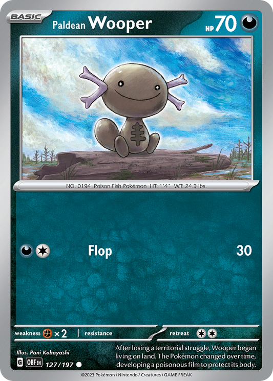 Paldean Wooper – Obsidian Flames
