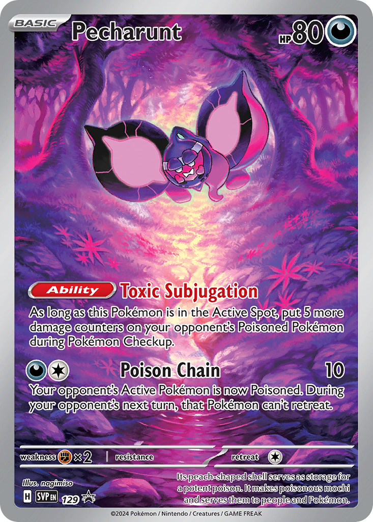 Pecharunt – Scarlet & Violet Black Star Promos