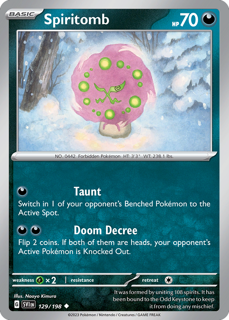 Spiritomb – Scarlet & Violet