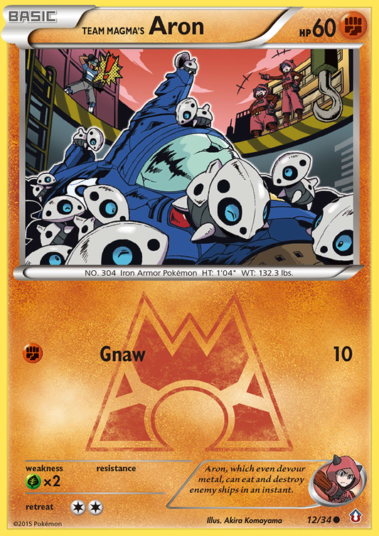 Team Magma's Aron – Double Crisis