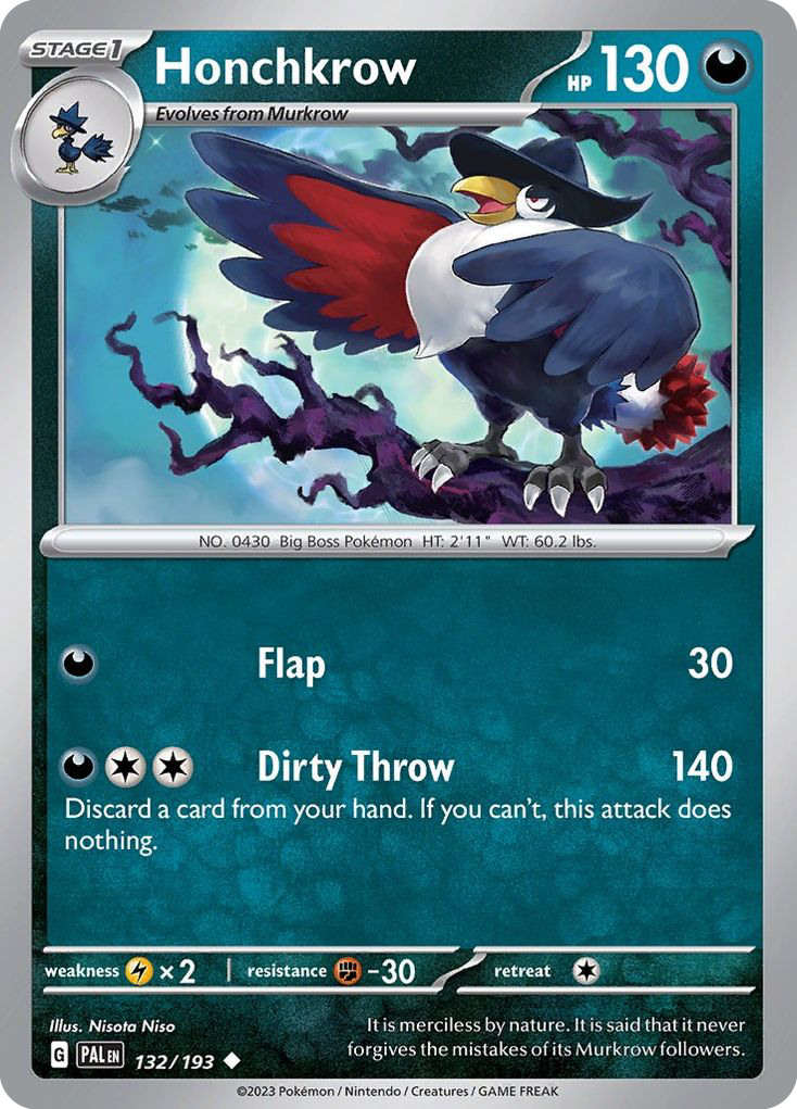 Honchkrow – Paldea Evolved