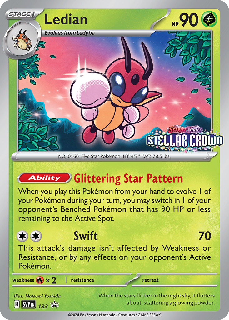 Ledian – Scarlet & Violet Black Star Promos