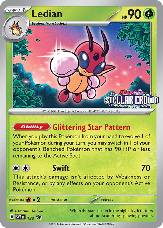 Ledian – Scarlet & Violet Black Star Promos