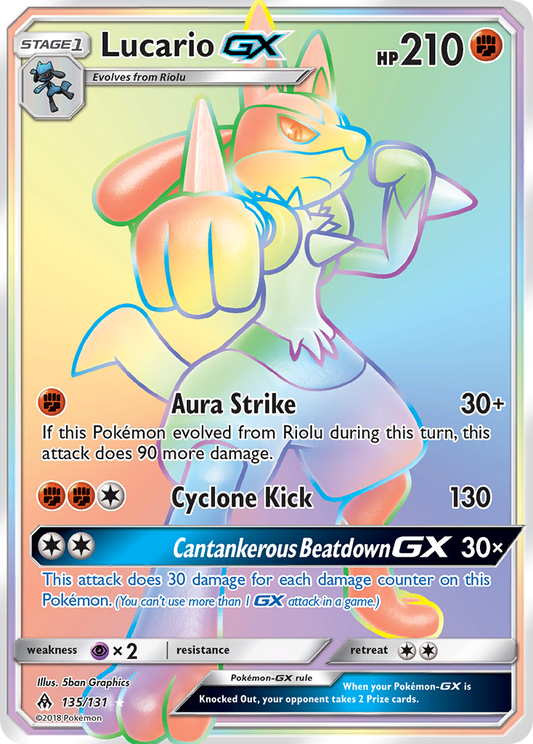 Lucario-GX – Forbidden Light
