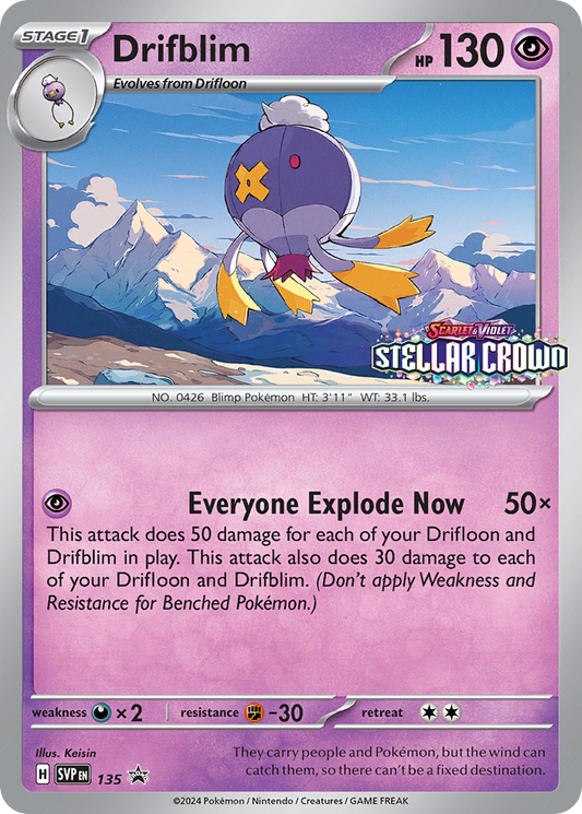 Drifblim – Scarlet & Violet Black Star Promos