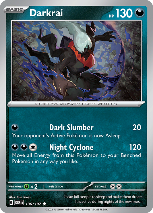 Darkrai – Obsidian Flames
