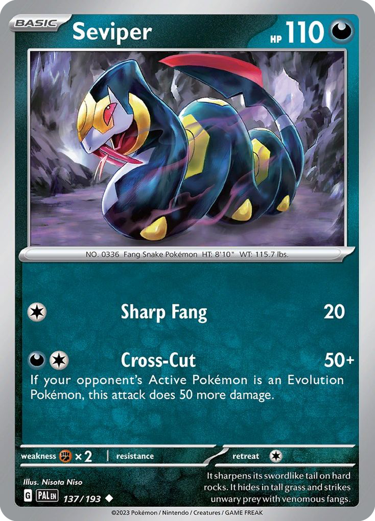 Seviper – Paldea Evolved