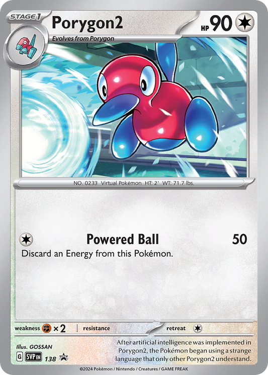 Porygon2 – Scarlet & Violet Black Star Promos