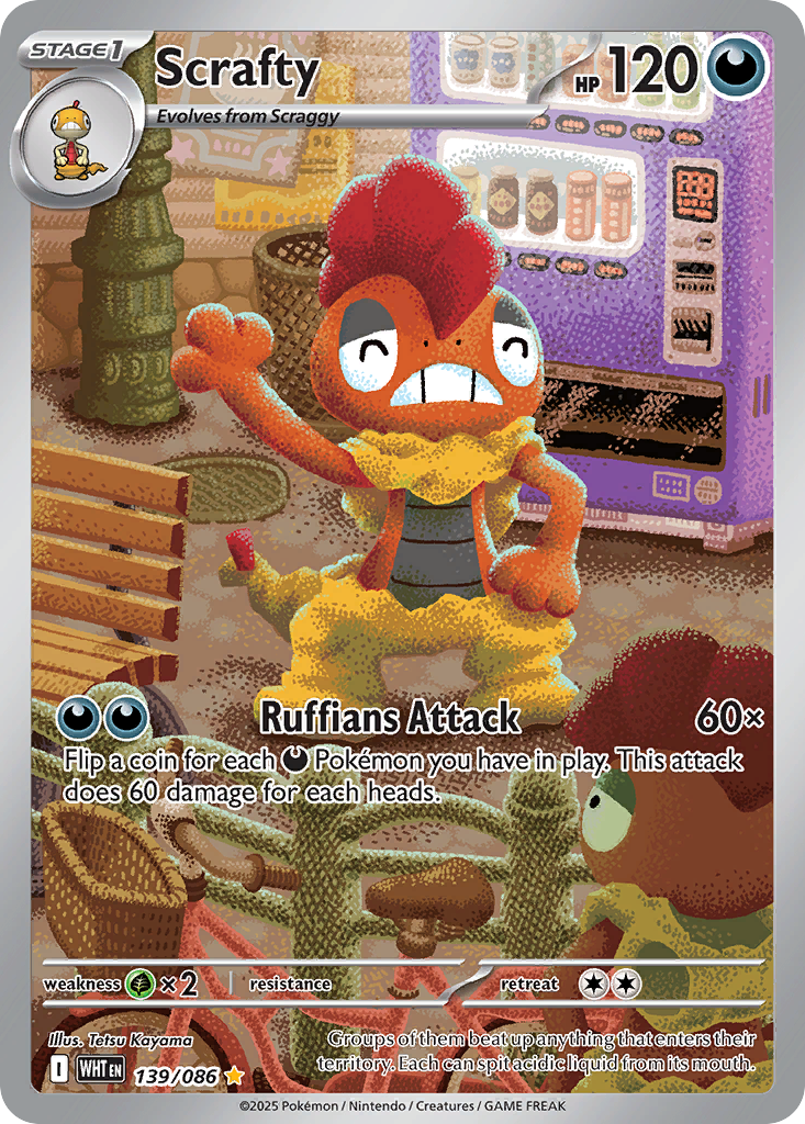 Scrafty – White Flare
