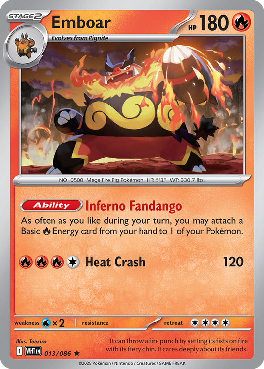 Emboar – White Flare