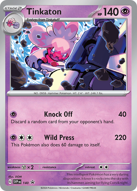 Tinkaton – Scarlet & Violet Black Star Promos