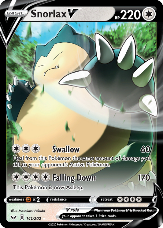 Snorlax V – Sword & Shield