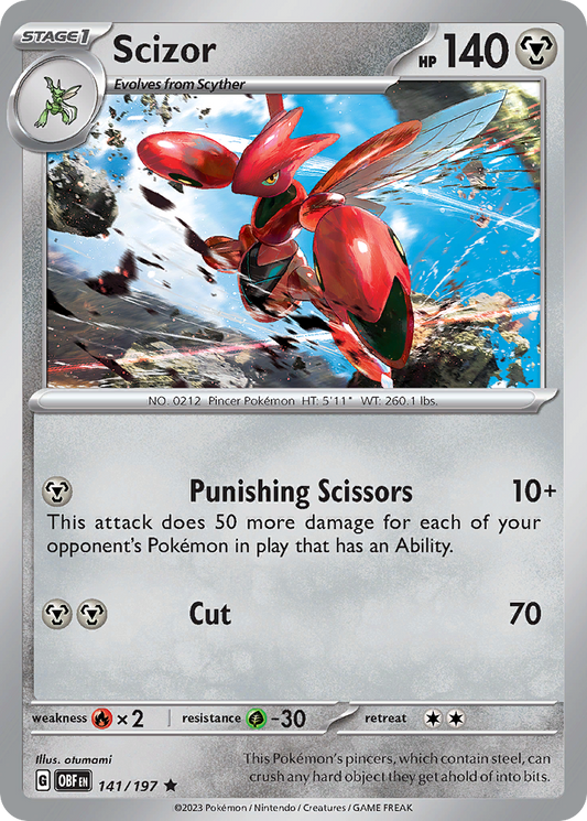 Scizor – Obsidian Flames