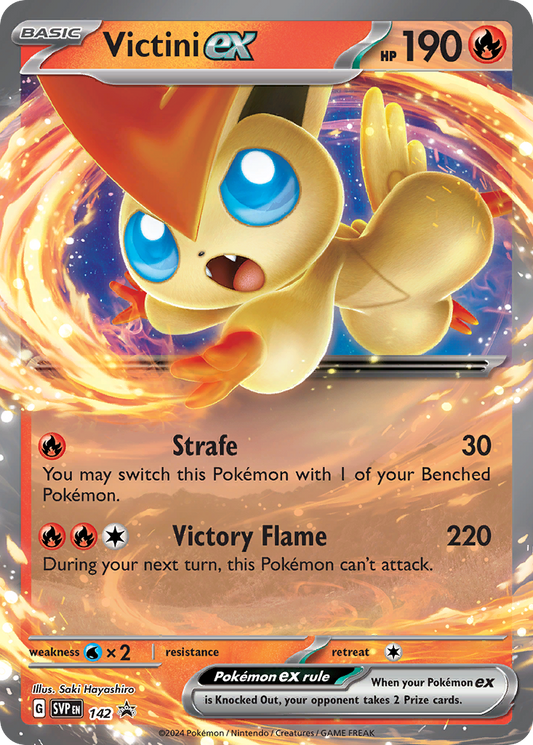 Victini ex – Scarlet & Violet Black Star Promos