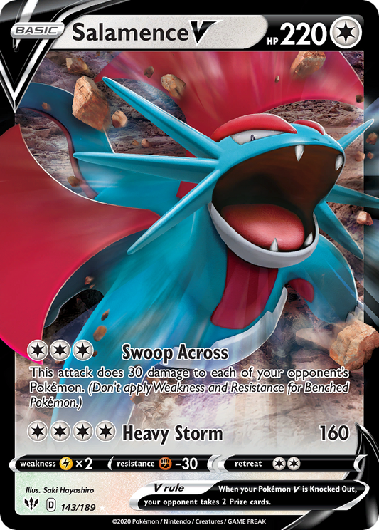 Salamence V – Darkness Ablaze