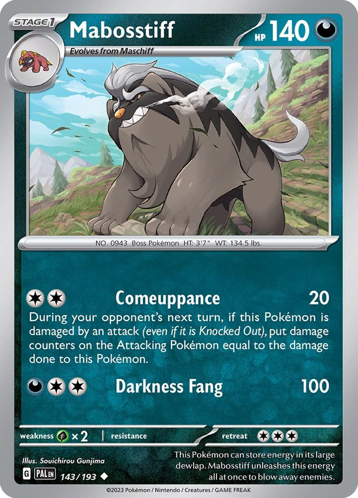 Mabosstiff – Paldea Evolved